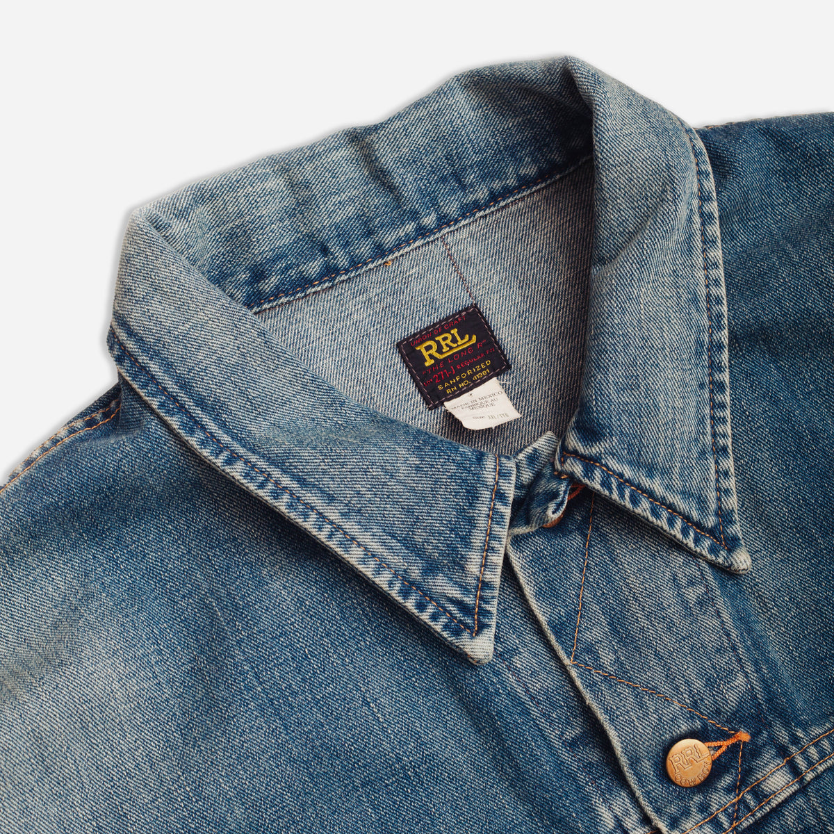 Double RL By Ralph Lauren LOT 271 DENIM JACKET - LEELAND WASH