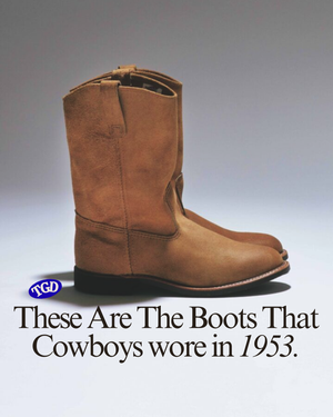 These Are The Boots That Cowboys wore in 1953.