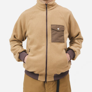 Battenwear - Battenwear Warm-Up Fleece - Tan -  - Alternative View 1