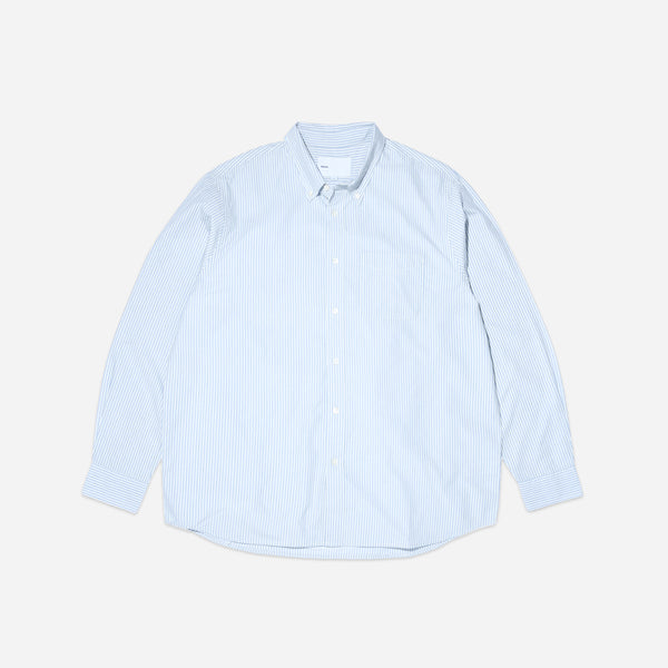 Adsum Oxford Premium BD -  Blue Poplin Stripe