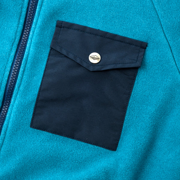 Battenwear Warm-Up Fleece - Teal Blue