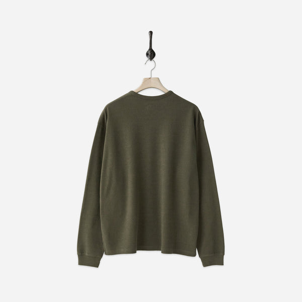 Rough Side Grainy Pullover - Dark Olive