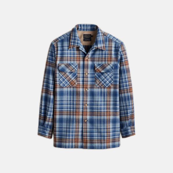 BOARD SHIRT - BLUE/TAN OMBRE