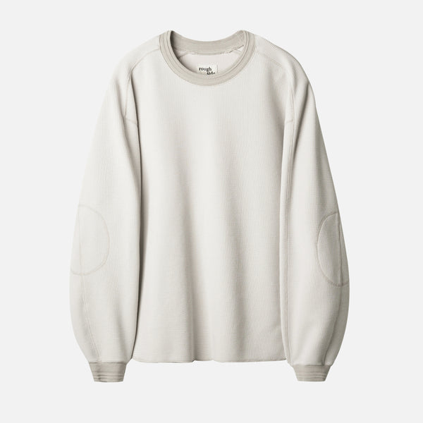 WAFFLE SWEATER - IVORY