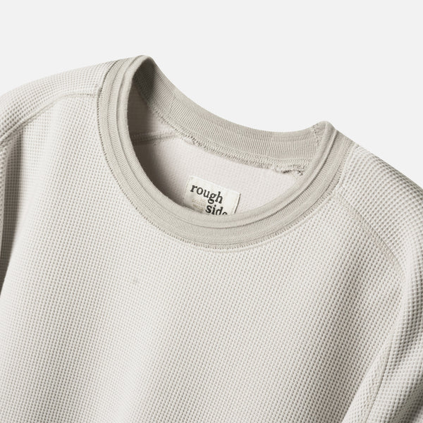 WAFFLE SWEATER - IVORY