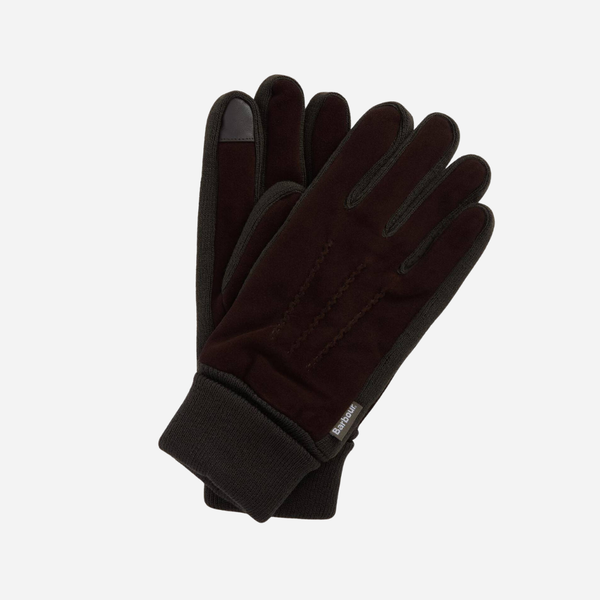 Barbour Magnus Suede Gloves - Olive