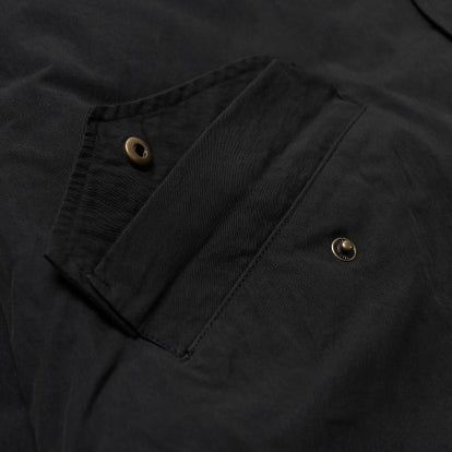 OSCAR SHORT FISHTAIL PARKA JACKET - BLACK