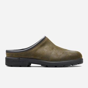 Blundstone - ORIGINAL CLOG - WAXED DARK OLIVE -  - Main Front View
