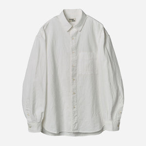 Rough Side - PRIMARY CREASE SHIRT - OFF WHITE -  - Main Front View