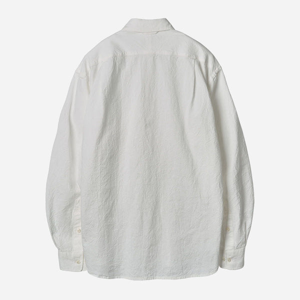 PRIMARY CREASE SHIRT - OFF WHITE