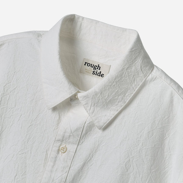 PRIMARY CREASE SHIRT - OFF WHITE