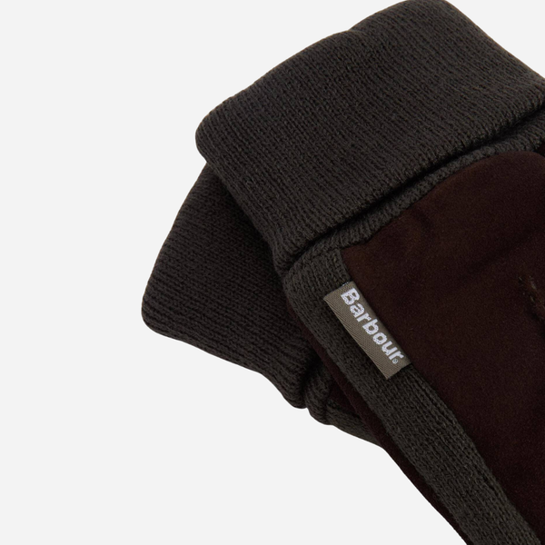 Barbour Magnus Suede Gloves - Olive