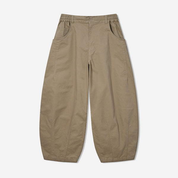 PIT POCKET DART CHINO BALLOON PANT - BEIGE