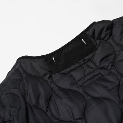 OSCAR SHORT FISHTAIL PARKA JACKET - BLACK
