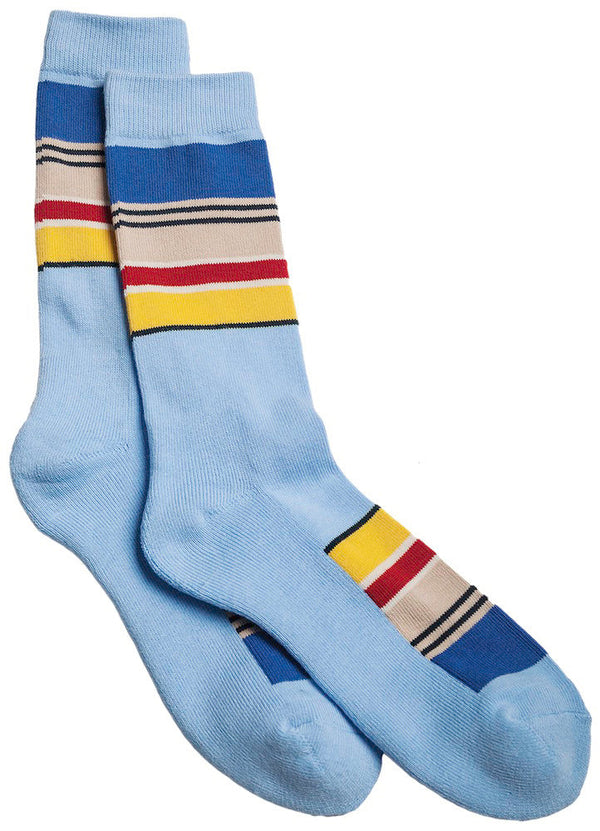 YOSEMITE NATIONAL PARK SOCKS - LIGHT BLUE