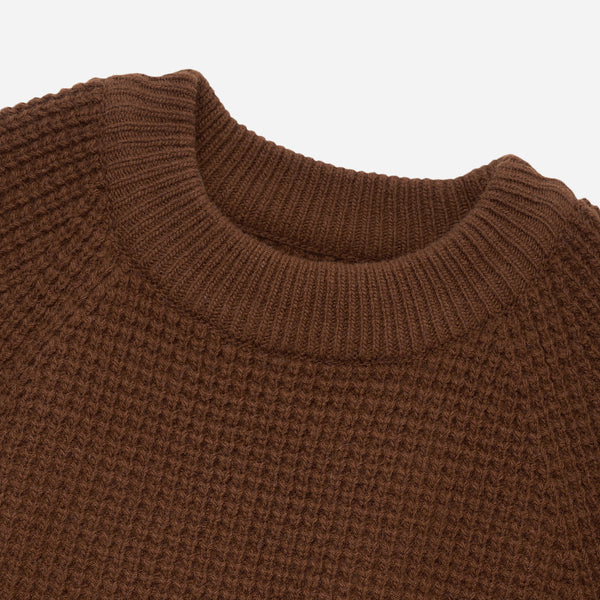 FISHERMAN KNIT - BRICK