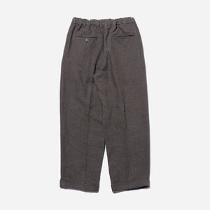 Beams+ - 2 PLEAT RELAXED LINEN TROUSER - GREY -  - Alternative View 1