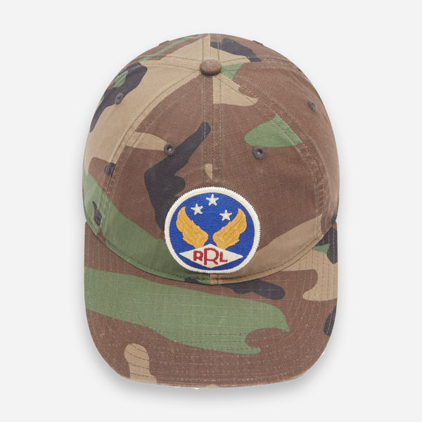 VINTAGE BALL CAP - WOODLAND CAMO