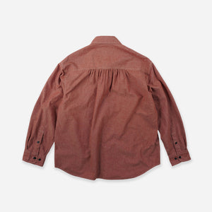 Frizmworks - 1920'S CHAMBRAY WORK SHIRT - RED -  - Alternative View 1