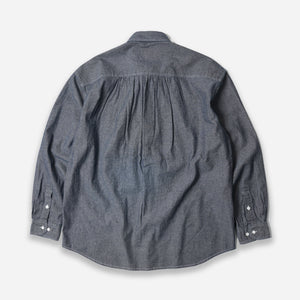 Frizmworks - 1920's CHAMBRAY WORK SHIRT - INDIGO -  - Alternative View 1