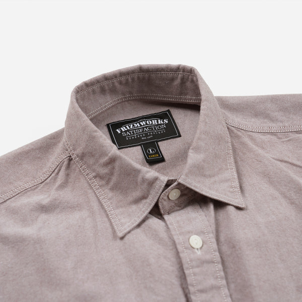 1920'S OXFORD WORK SHIRT - BROWN