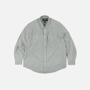 Frizmworks - 1920'S OXFORD WORK SHIRT - GREEN -  - Main Front View