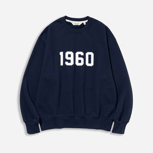 Uniform Bridge - 1960 CREW SWEATSHIRT - NAVY -  - Main Front View