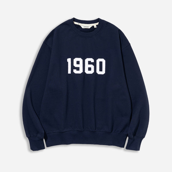 1960 CREW SWEATSHIRT - NAVY