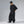 Load image into Gallery viewer, UNBALANCE LONG TUCK BALLOON PANTS - BLACK
