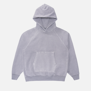 Lady White Co. - SUPER WEIGHTED HOODIE - LILAC GREY -  - Main Front View