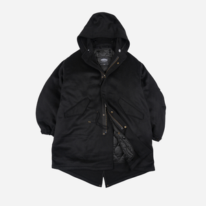 Frizmworks - Frizmworks Wool Vincent Fishtail Parka - Black -  - Main Front View
