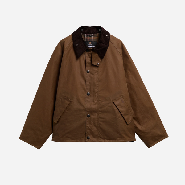 Barbour Transport Wax Jacket- Sand