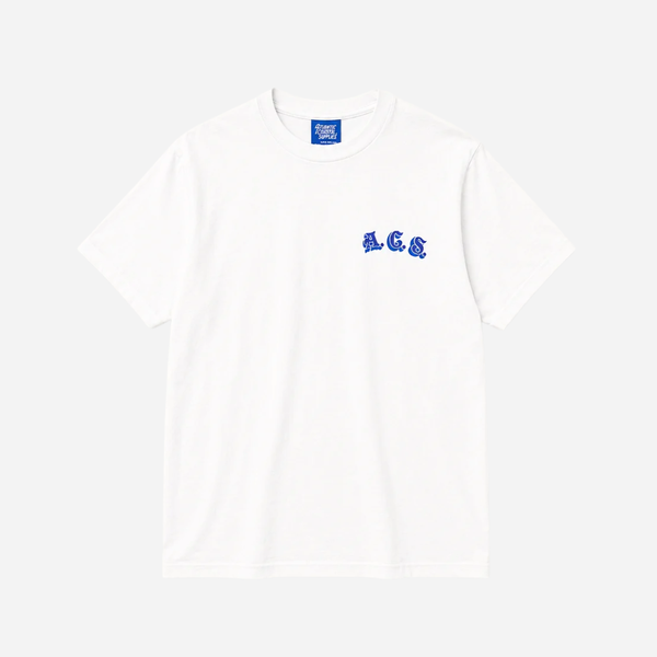 Atlantic Coastal Supplies Mackerel Short Sleeve T-Shirt - White