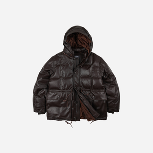 Frizmworks - Frizmworks Lambskin Karakoram Goose Down Parka - Brown -  - Main Front View