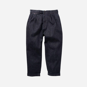 Beams+ - Beams Plus 2 Pleats Tapered Denim - Indigo -  - Main Front View