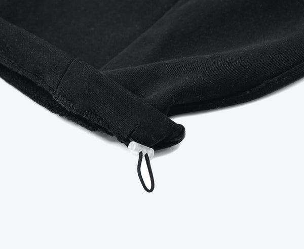 WAPPEN SWEAT BALLOON PANTS - BLACK