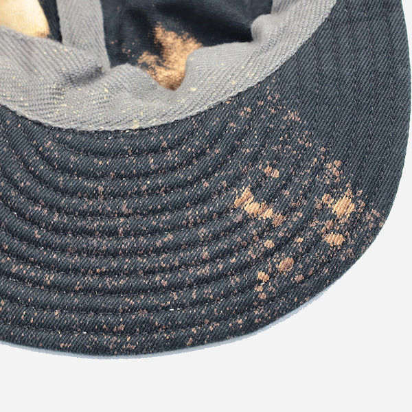 M-52 BLEACHED CAP - BUCKLE BLACK