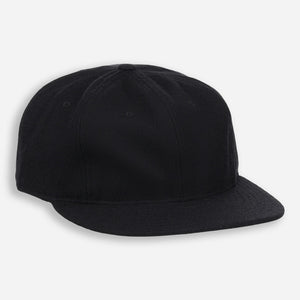 Ebbets Field Flannels - Black Wool Ballcap -  - Main Front View