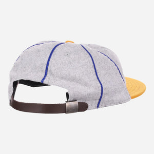 Ebbets Field Flannels - PASADENA MERCHANTS 1919 8 PANEL VINTAGE CAP - GREY/BLUE -  - Alternative View 1