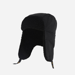Barbour - Barbour Morar Wax Trapper Hat - Black -  - Main Front View