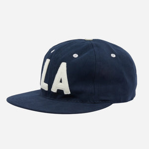Ebbets Field Flannels - LA ANGELS 1954 CAP - NAVY -  - Main Front View