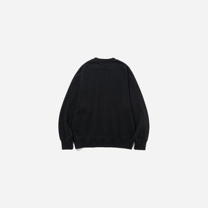 Uniform Bridge - CORE BASIC SWEATSHIRT - BLACK -  - Alternative View 1