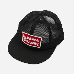 Big Rock Candy Mountaineering - TRUCKIN' MESH CAP - BLACK LIQUORICE -  - Main Front View