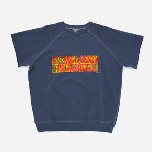 Big Rock Candy Mountaineering - BOULDER LOGO CHOP SWEAT - NAVY -  - Main Front View
