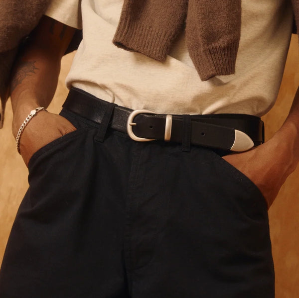 WESTERN BRIDLE BELT - BLACK