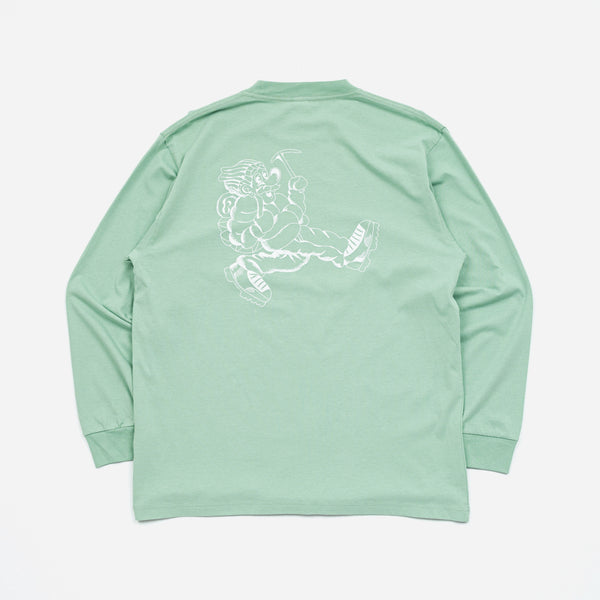 GARAGE SHOP L/S T-SHIRT - TOOTHPASTE