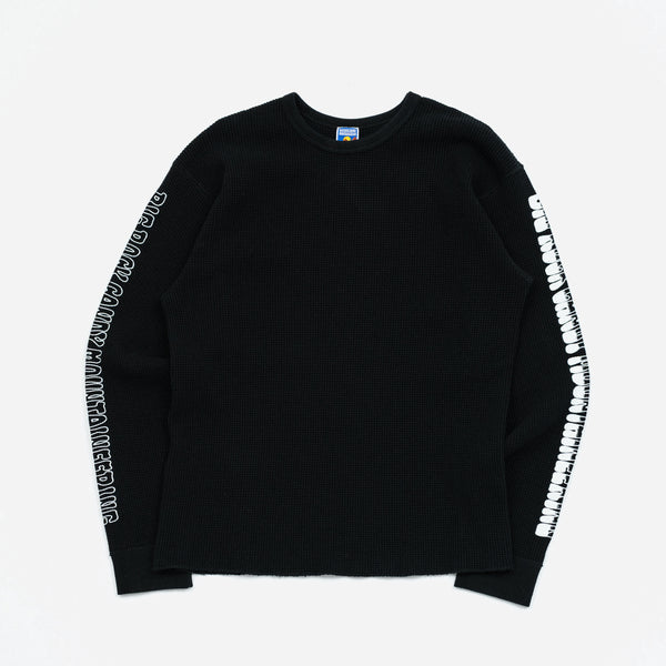GRADIENT L/S THERMAL SWEATER - BLACK LICORICE