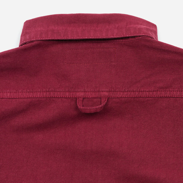 NOVA CANVAS SHIRT - CRANBERRY