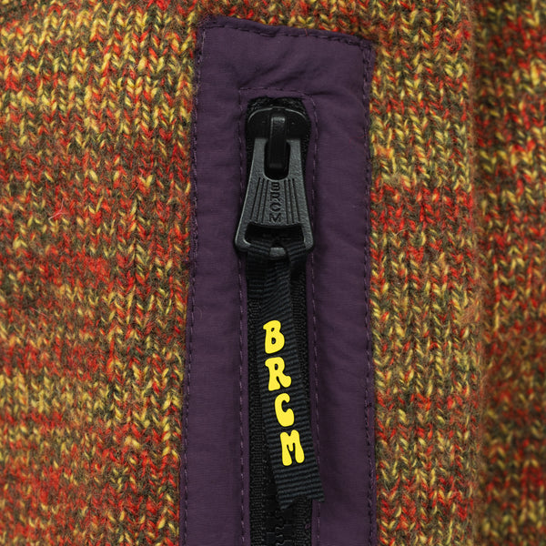 METANOIA WOOL ZIP SWEATER - BROCCOLI