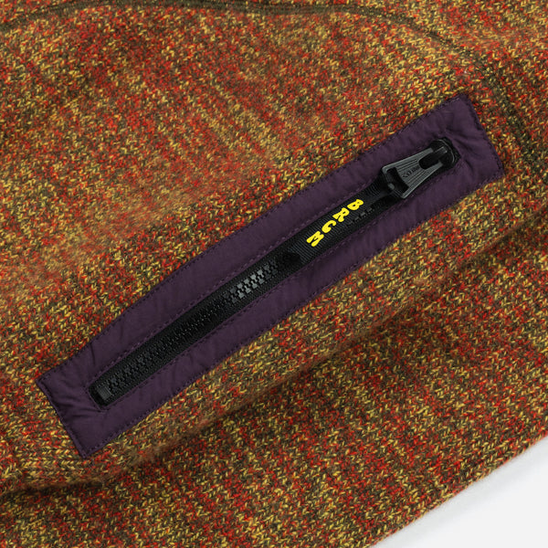 METANOIA WOOL ZIP SWEATER - BROCCOLI